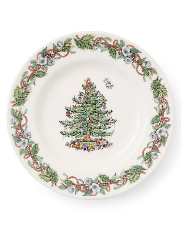 Spode Christmas Tree Wreath Bread & Butter Plate